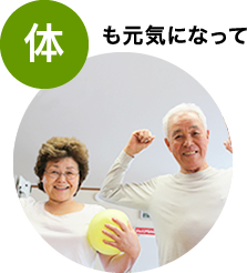 体も元気になって